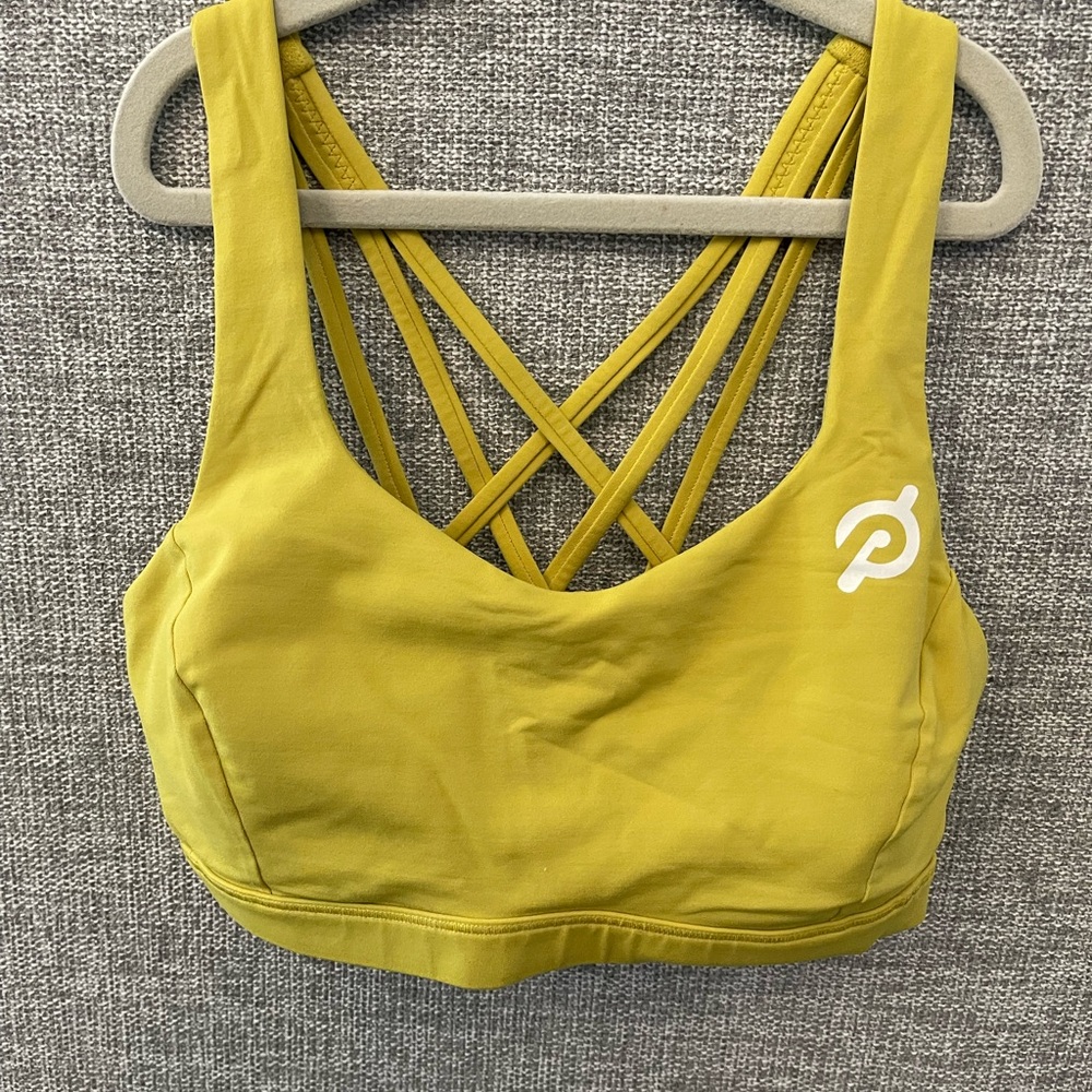 Lululemon x Peloton Strappy Sports Bra - Yellow